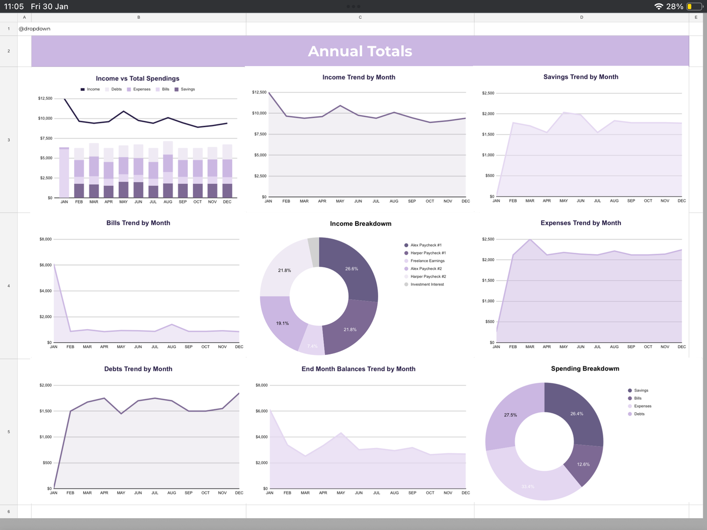Monthly Budget Planner